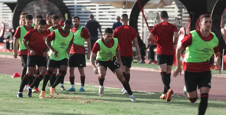 تدريب الأهلى استعدادا لمباراة فيوتشر