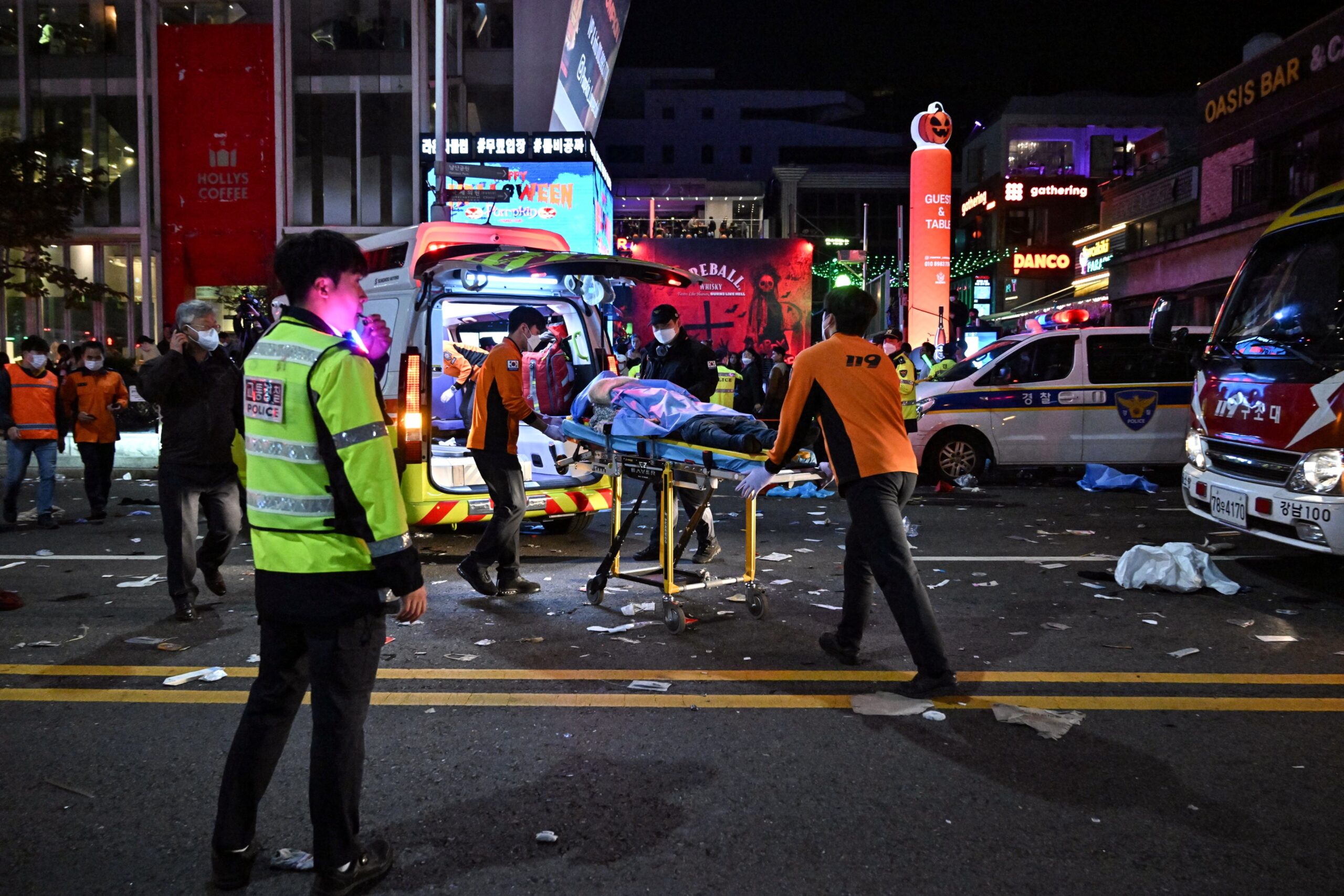 حادث تدافع بالعاصمة الكورية الجنوبية