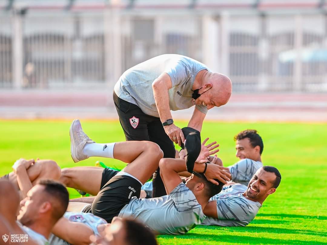 فيريرا في مران الزمالك