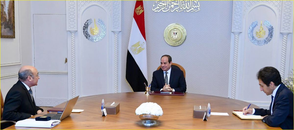 الرئيس السيسي ووزير العدل
