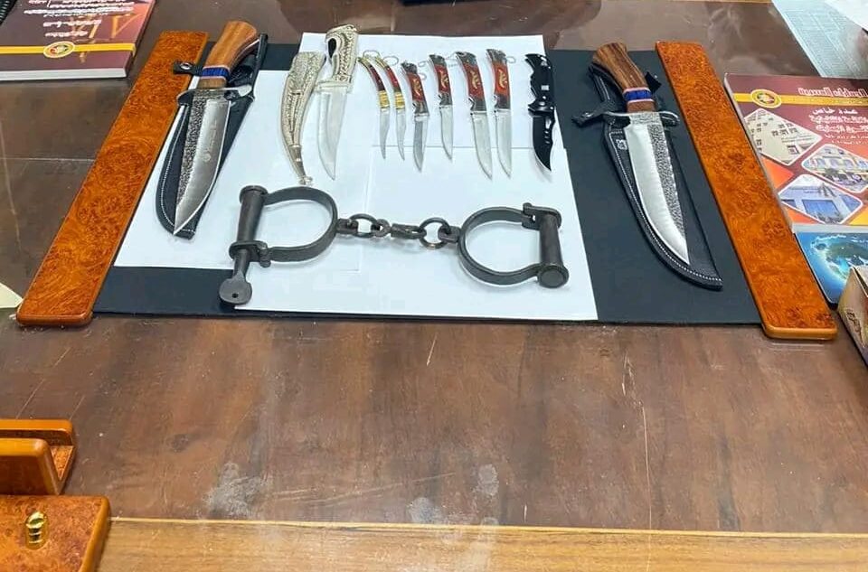 جزء من المضبوطات