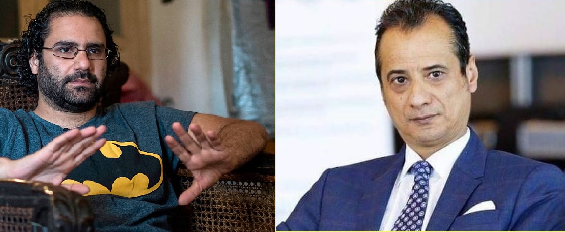 سعيد عبد الحافظ (إلى اليمين) وعلاء عبد الفتاح