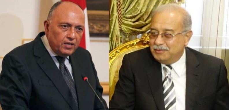وزير الخارجية والمهندس شريف اسماعيل