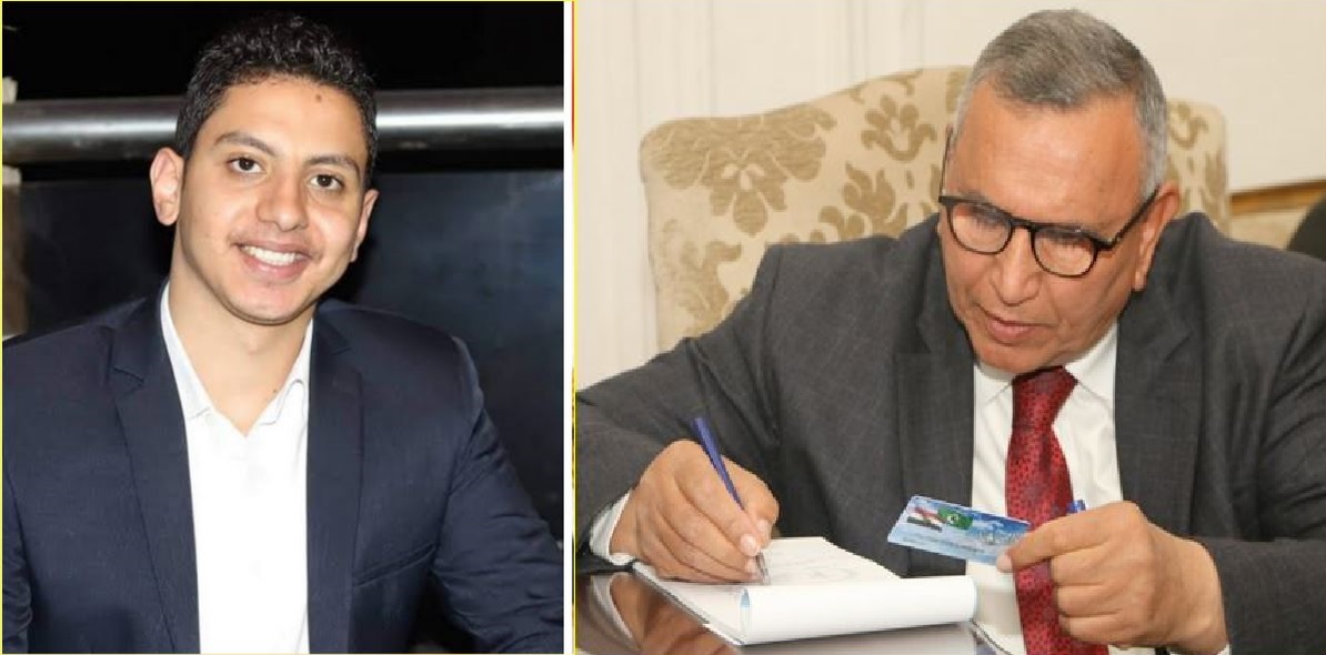 د. عبد السند يمامة والصحفى باسل عاطف