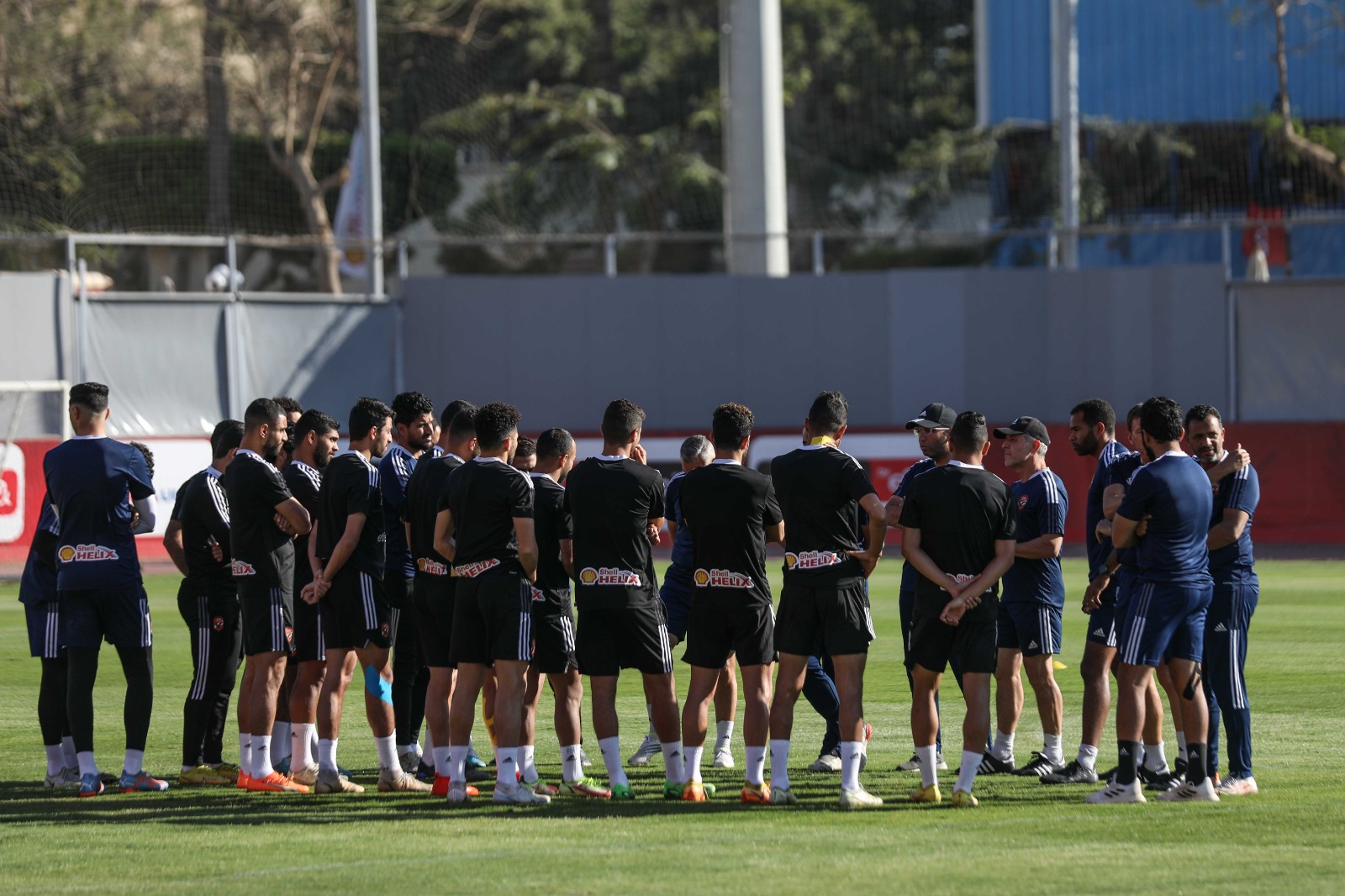 الأهلى فى أحدث تدريباته استعدادا للهلال