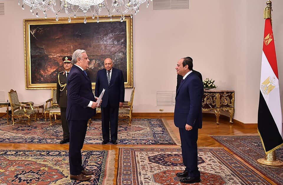 السيسي وخوسيه خيسوس جييرمو