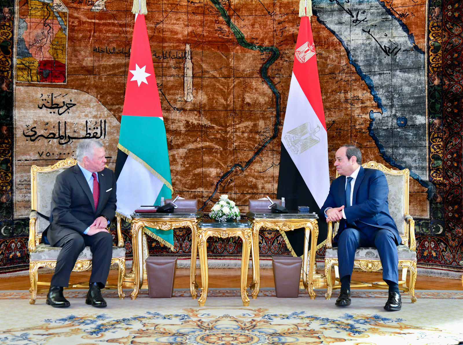 السيسي والملك عبد الله الثاني