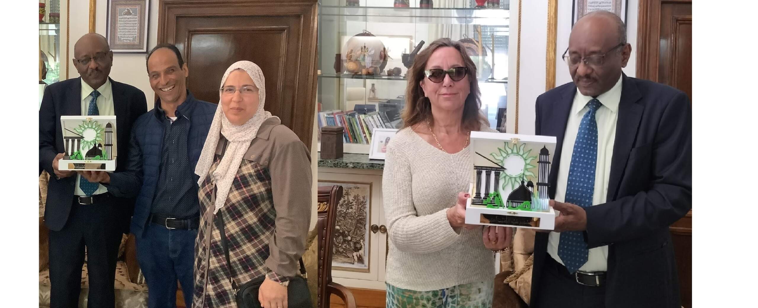 تكريم سفير السودان بروما من قبل جمعية الصداقة الإيطالية العربية