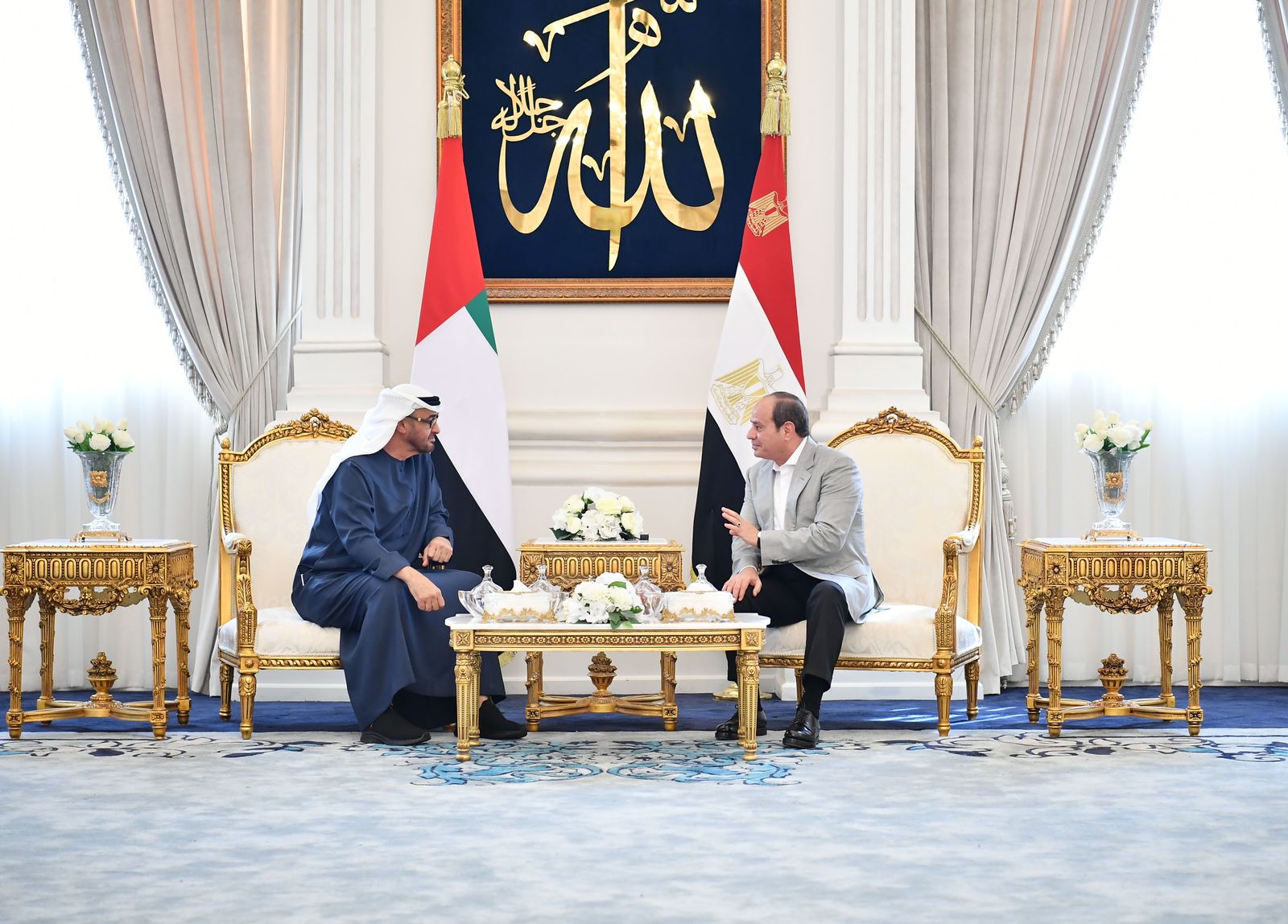 الرئيس السيسي يلتقي الشيخ محمد بن زايد