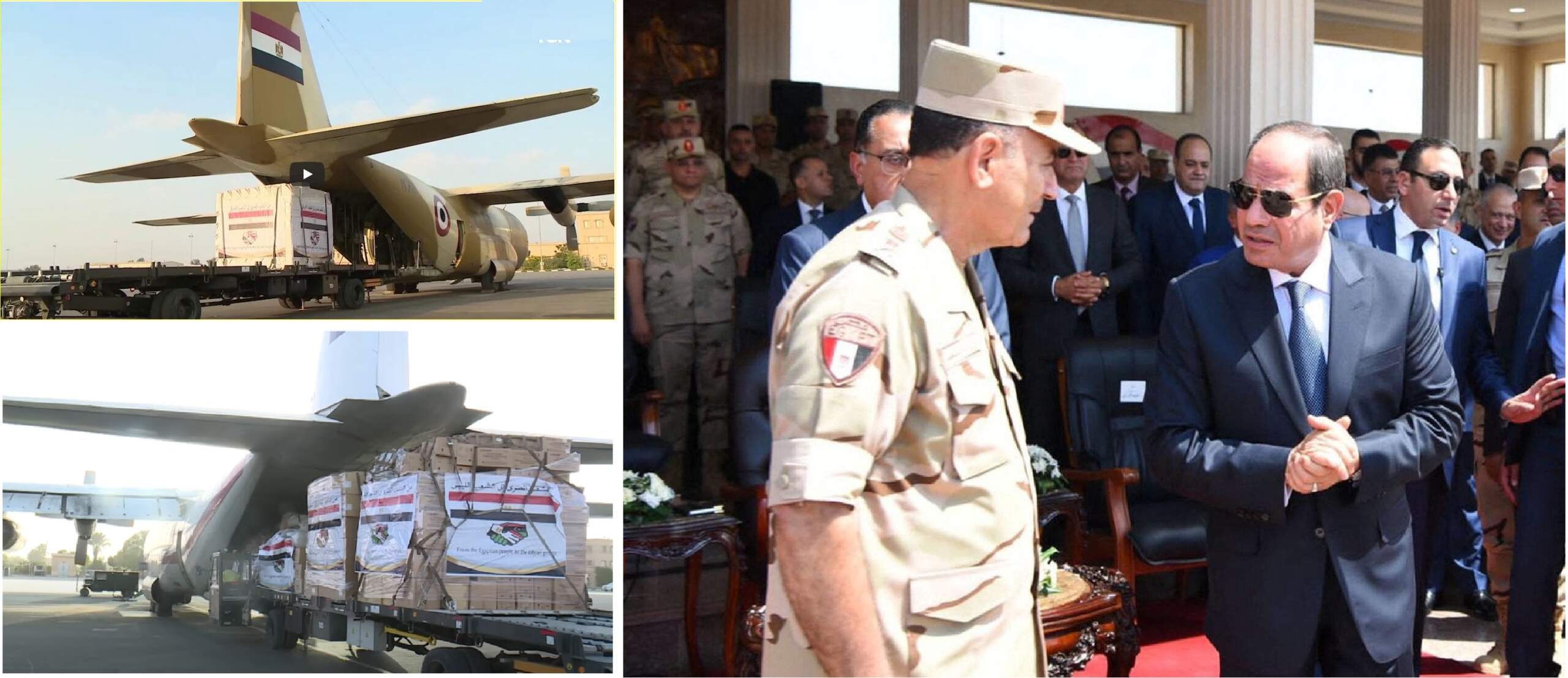 الرئيس السيسى يوجه القوات المسلحة بتقديم الدعم الفورى والإغاثة الإنسانية للأشقاء فى ليبيا