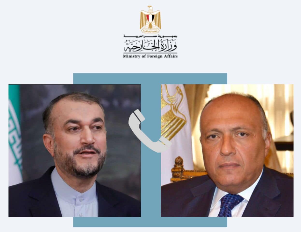 شكري ووزير خارجية إيران
