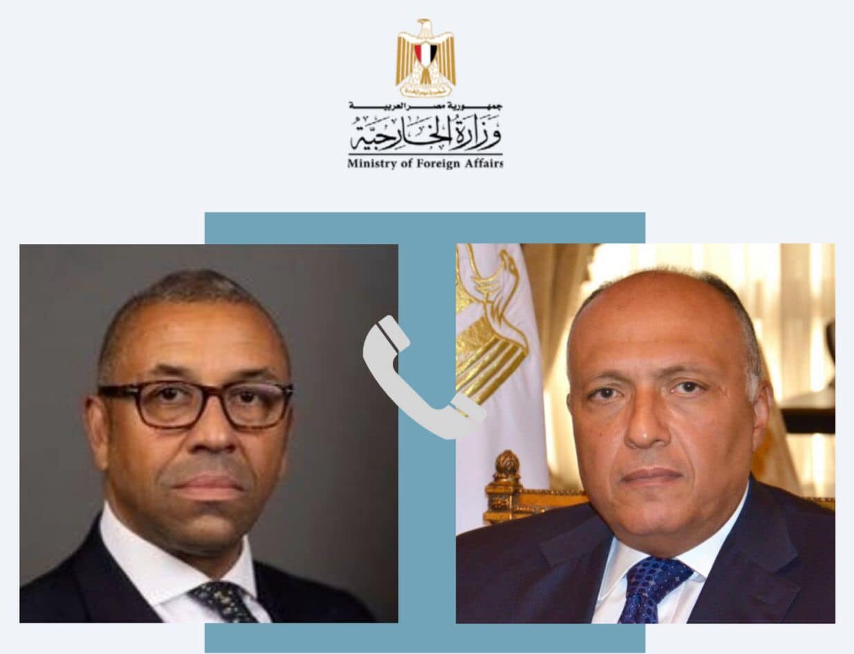 شكري ونظيره البريطاني