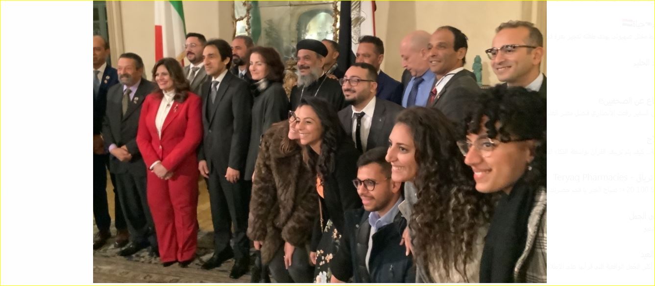 وزيرة الهجرة وشؤون المصريين بالخارج في لقاءها مع أبناء الجالية المصرية في روما