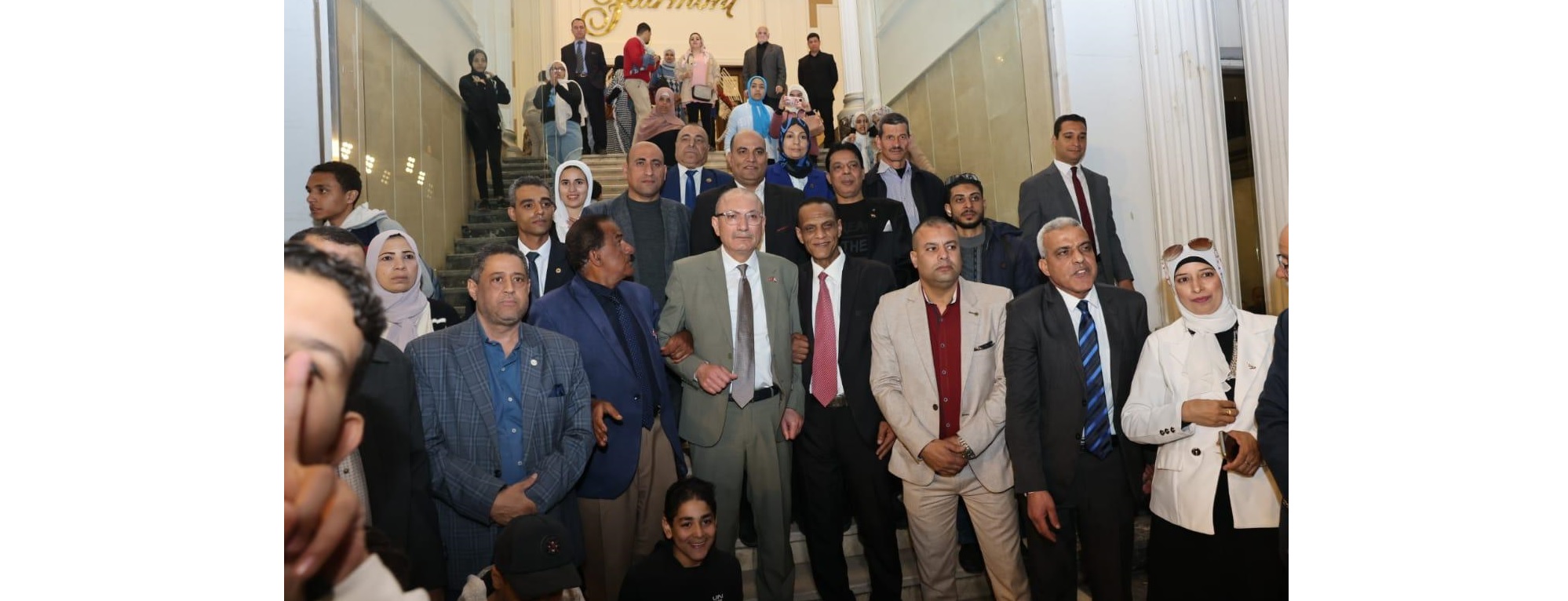 السفير التركى وضيوفه من المصريين بعد الإفطار