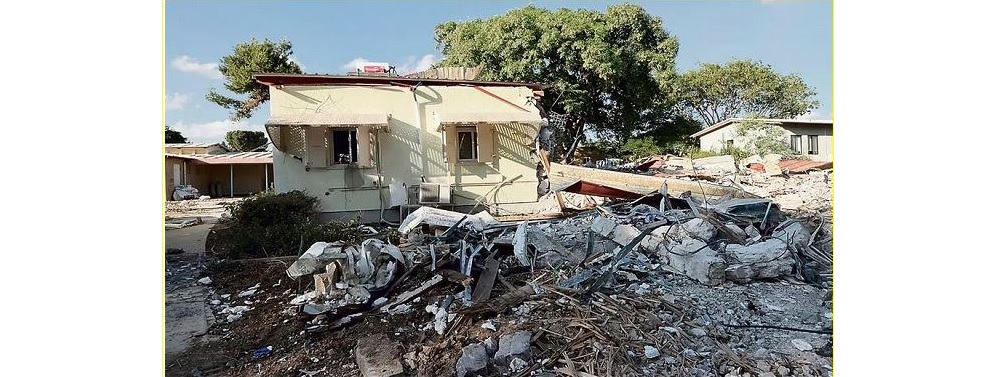 مستوطنة إسرائيلية فى غلاف غزة عقب هجوم 7 أكتوبر