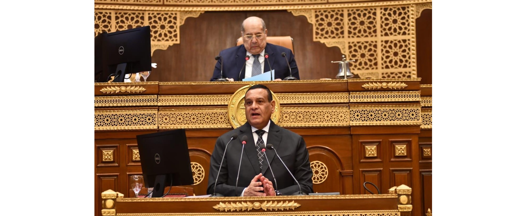 وزير التنمية المحلية فى مجلس الشيوخ