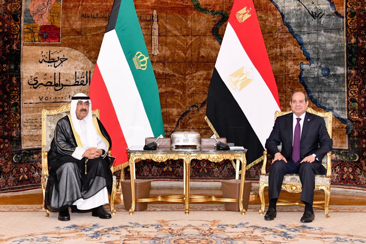 الرئيس السيسى وأمير الكويت