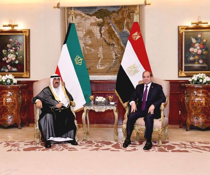 الرئيس السيسى وأمير الكويت