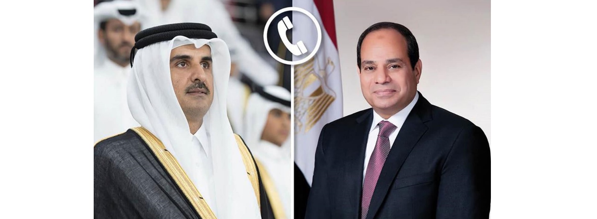الرئيس السيسي وأمير قطر