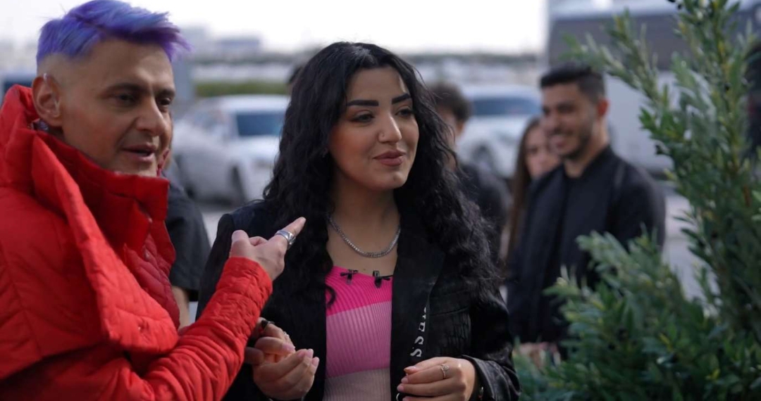 حسن شاكوش وزوجته في رامز جاب من الأخر