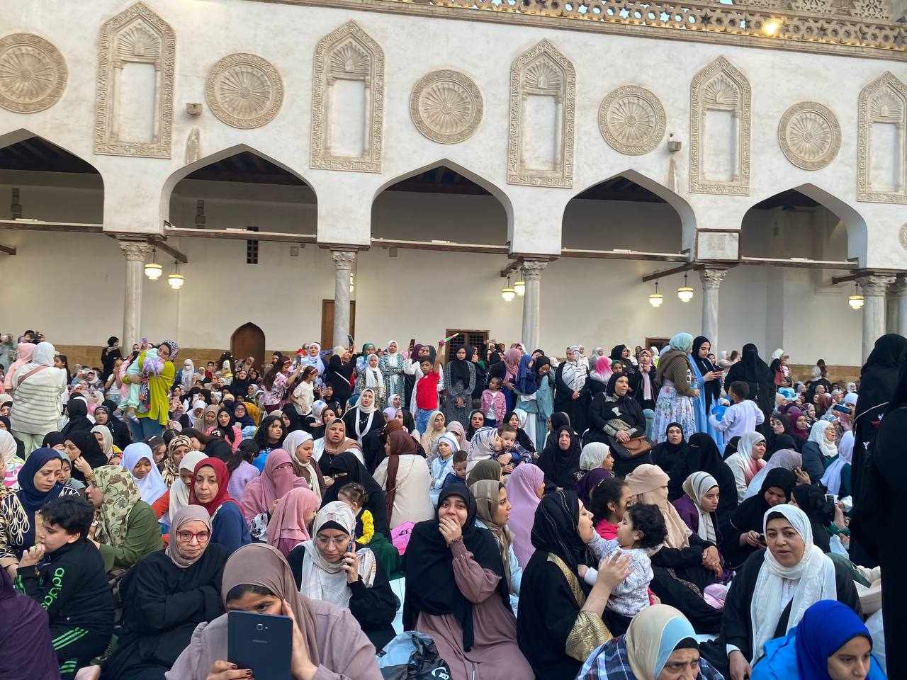 صلاة العيد في جامع الأزهر