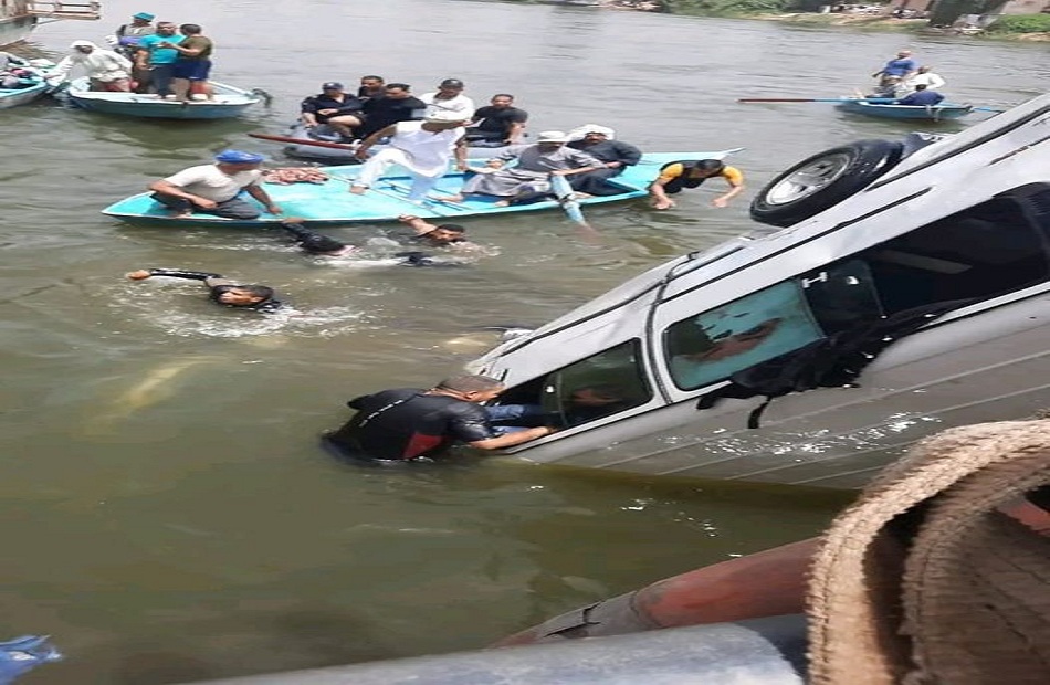 حادث ميكروباص معدية أبو غالب