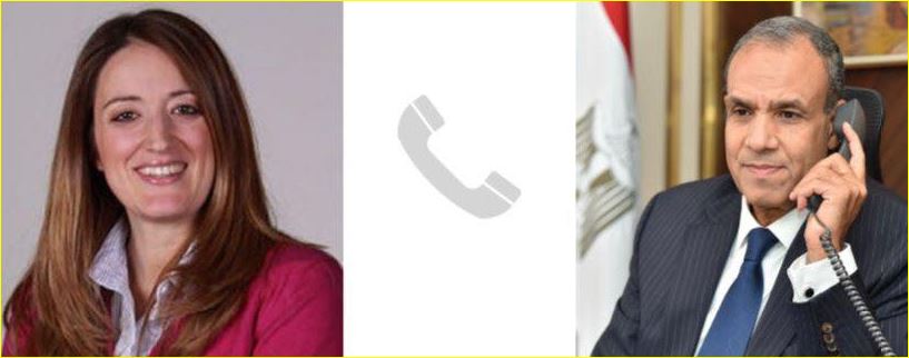 وزير الخارجية ورئيس البرلمان الاوروبي