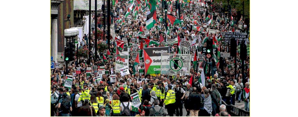 أحدث مظاهرة وطنية فلسطينية