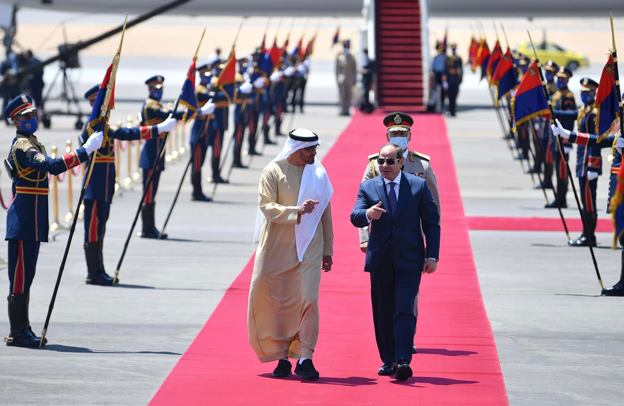 الرئيسان السيسي وبن زايد