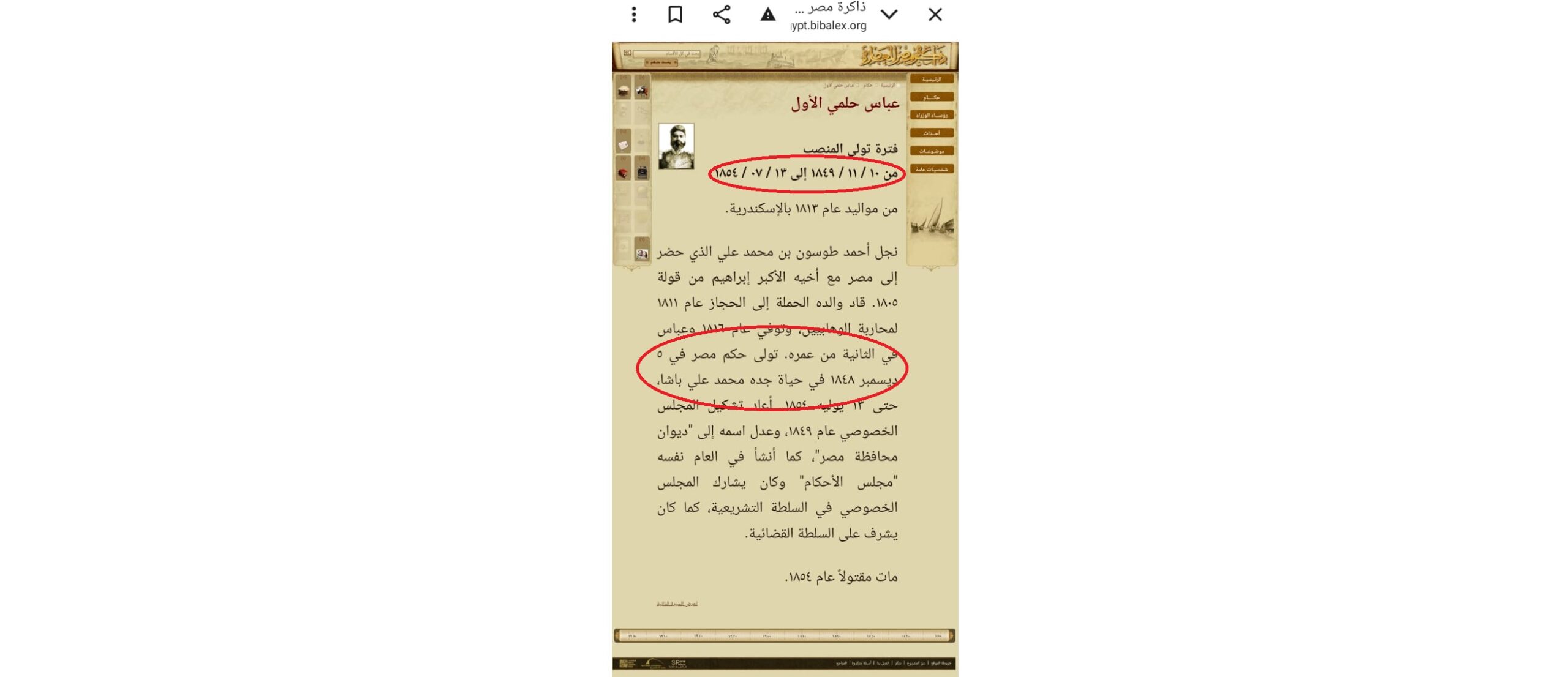 منشور مكتبة الأسكندرية