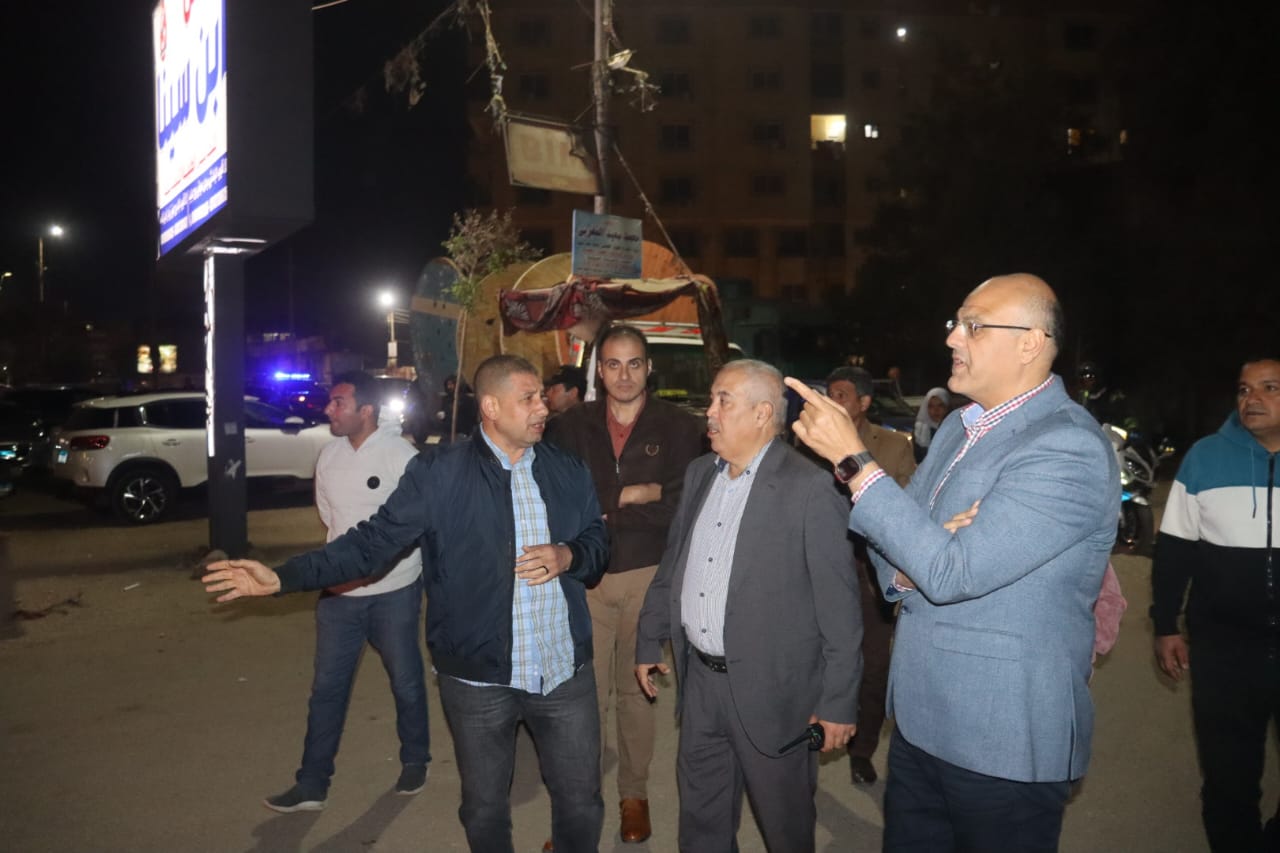 المهندس أيمن عطية، محافظ القليوبية فى جولة تفقدية