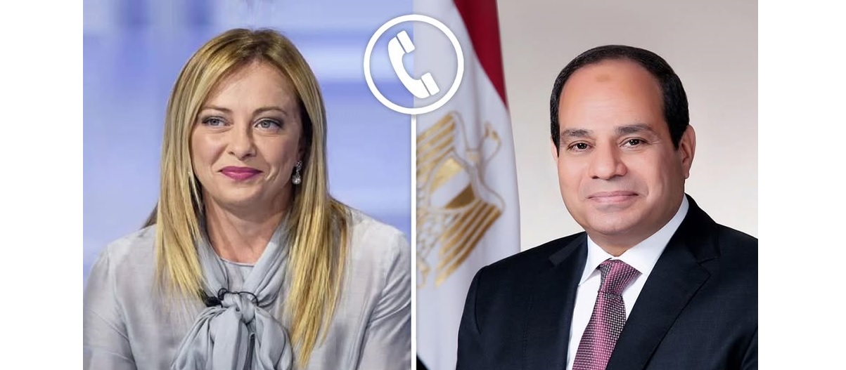 الرئيس السيسى وجورجيا ميلونى