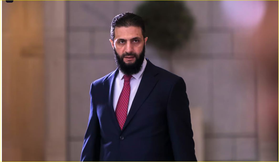 الرئيس السوري أحمد الشرع