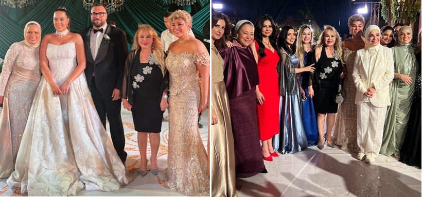 حفل زفاف منة ابنة مفيدة شيحة