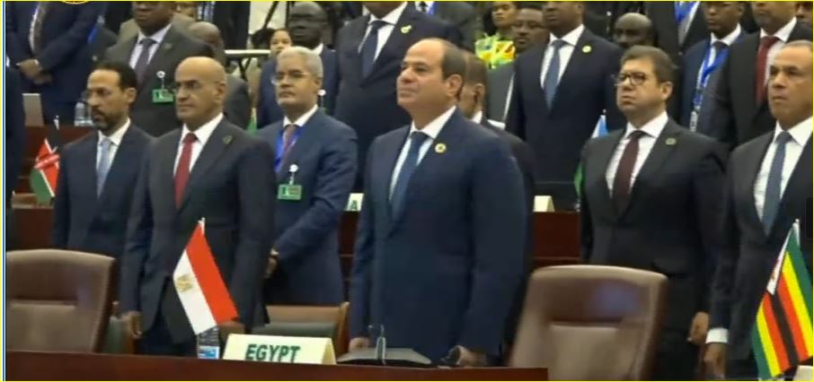 الرئيس السيسى فى اجتماع القمة التنسيقي لمنتصف العام للاتحاد الأفريقي