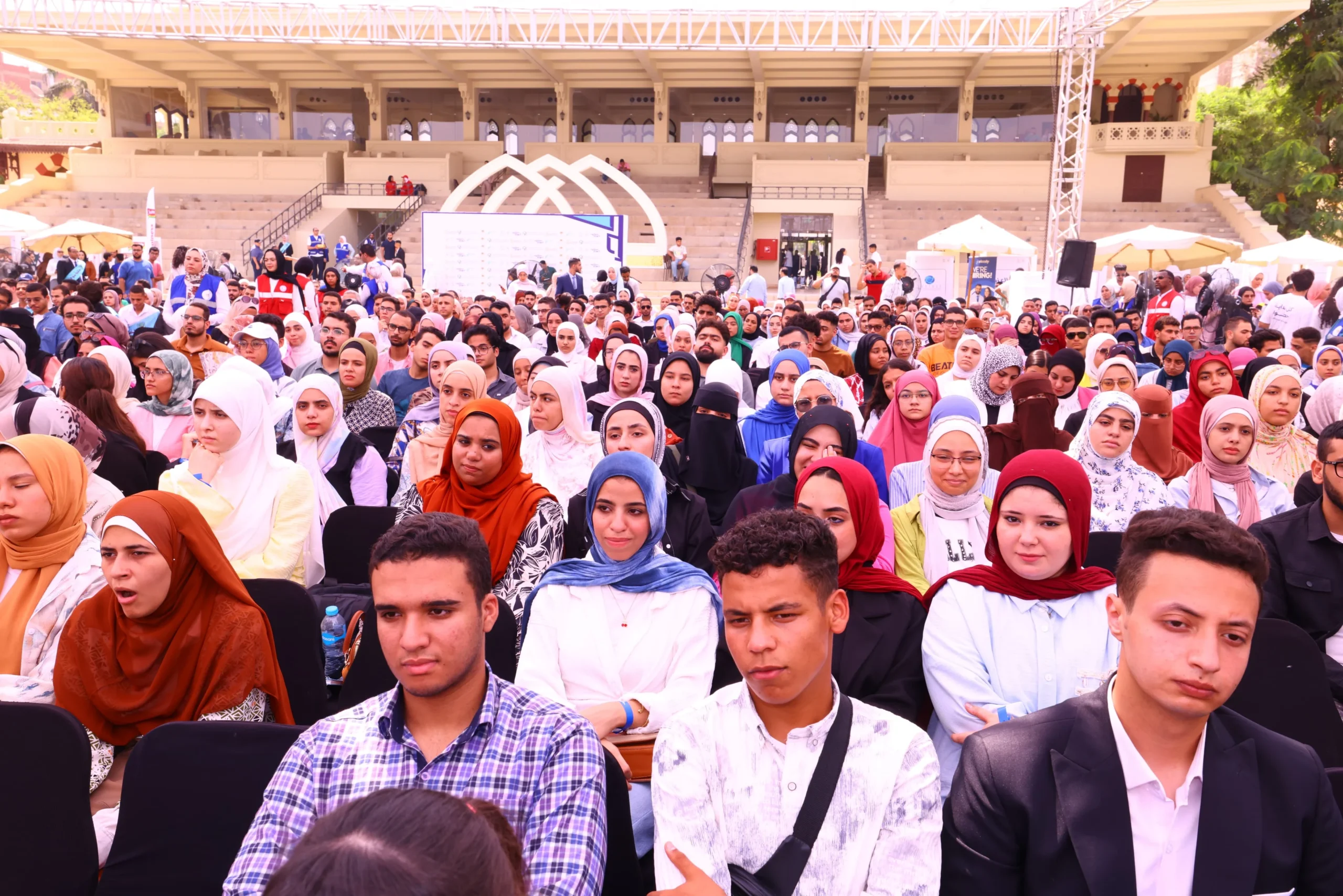 جانب من فعاليات ختام أنشطة وحدات وزارة التضامن بالجامعات المصرية