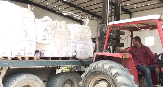 المساعدات الإنسانية لقطاع غزة