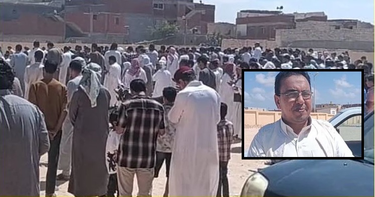 فى الإطار الشاب صلاح المحفوظي، وجنازته