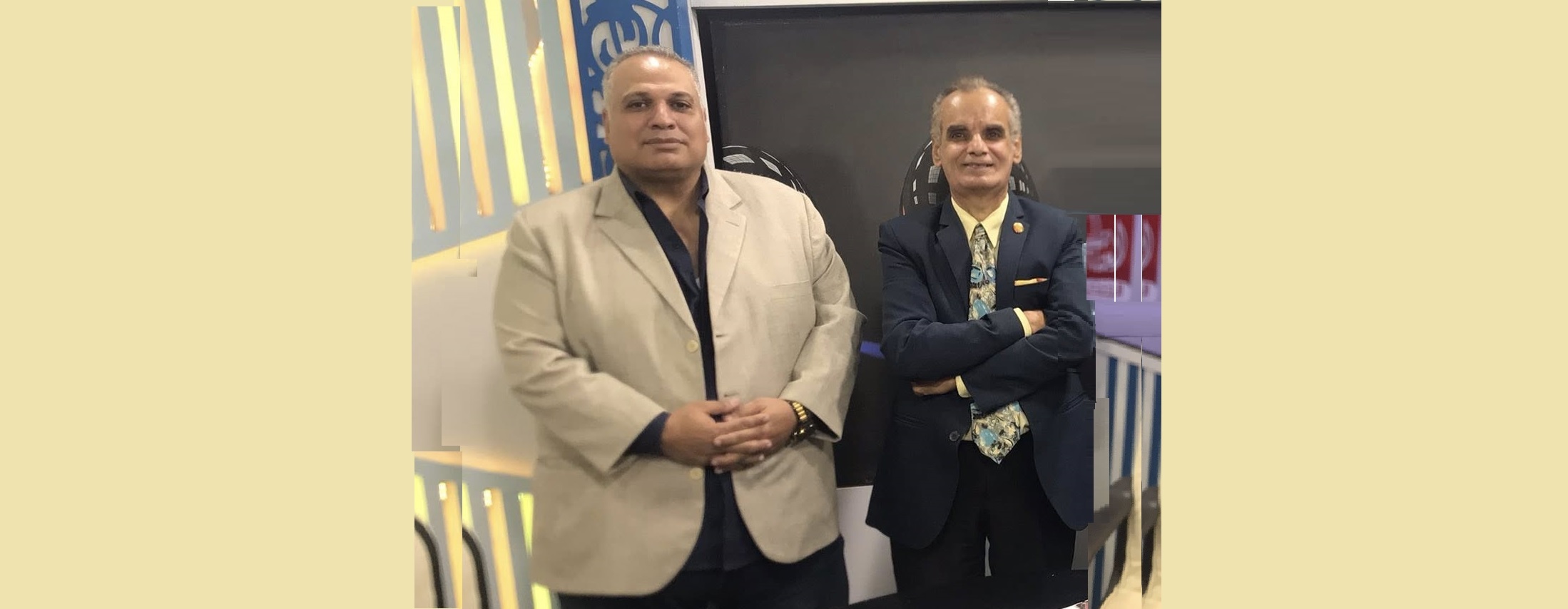 الإعلامى عمرو طير البر ود. محمد الجوهرى