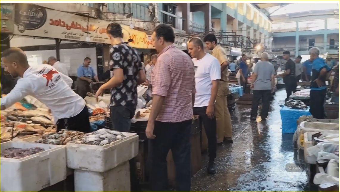 السمك فى سوق العبور