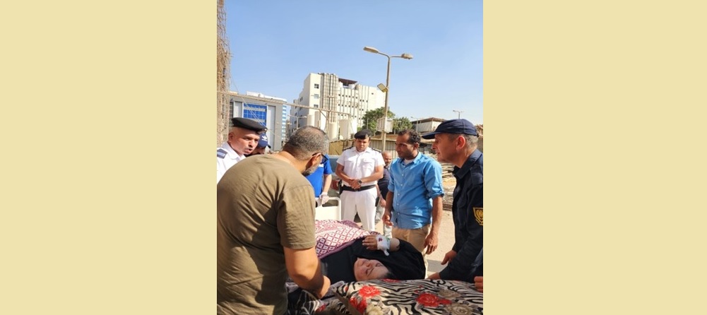 أمن القاهرة ينقل فتاة إلى المستشفى