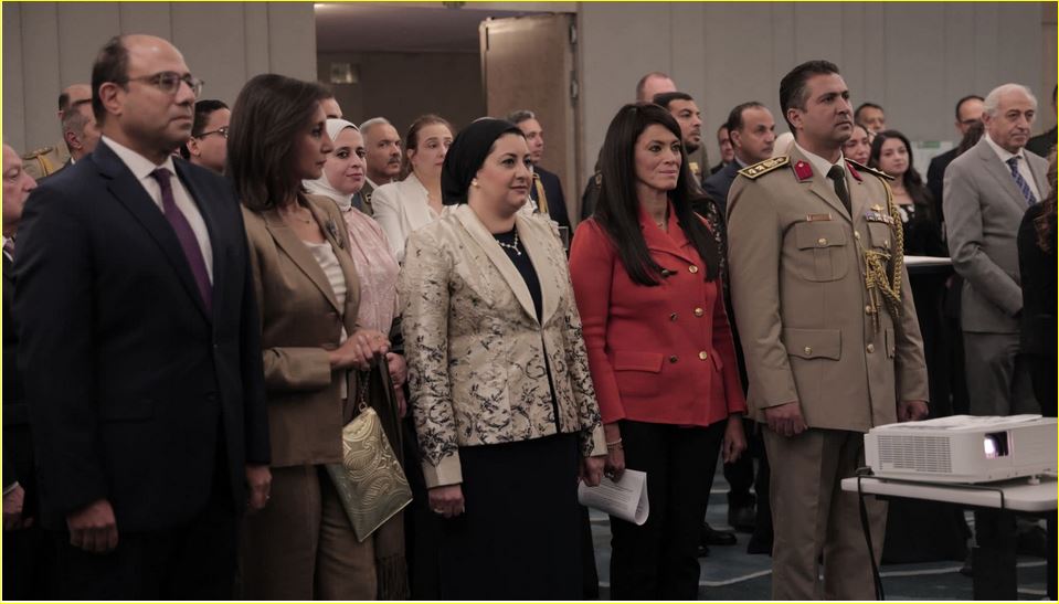جانب من حضور الاحتفالية الخاصة بذكرى انتصارات أكتوبر التي نظمتها السفارة المصرية لدى بلجيكا والاتحاد الأوروبي والناتو ولوكسمبورج