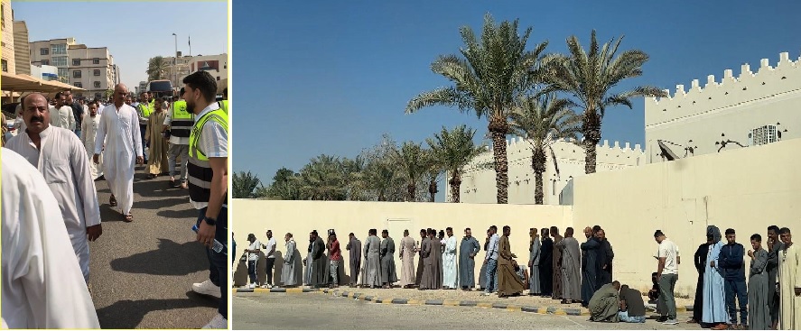 المصريون فى جدة والرياض يدلون بأصواتهم