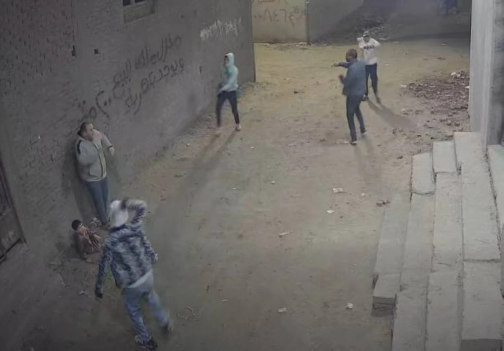 طفل باسوس المصاب بطلق خرطوش