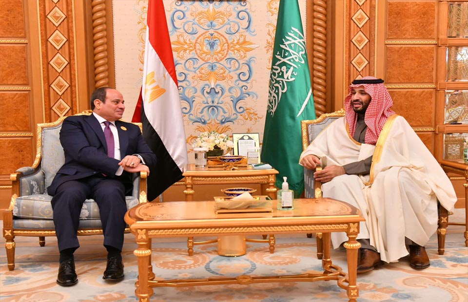 السيسي وولي العهد السعودي