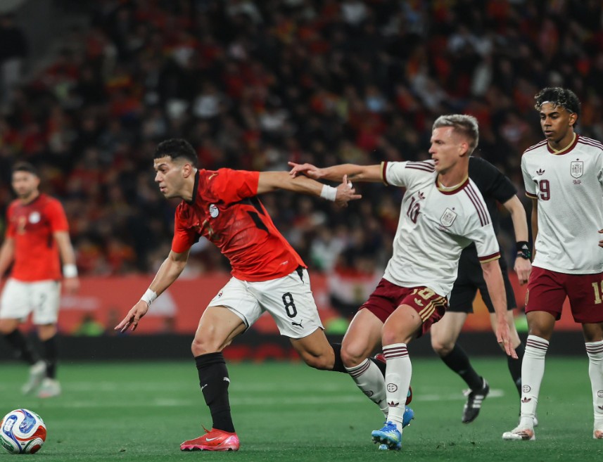 منتخب مصر وإسبانيا