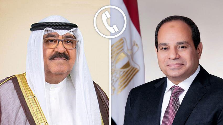 السيسي وأمير الكويت