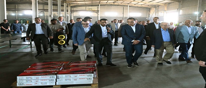 رئيس الوزراء يفتتح مصنع "نيو سيفلون" لمنتجات الألومنيوم وأدوات الطهي 