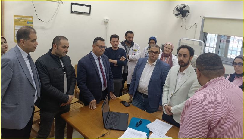 جامعة كفر الشيخ تستقبل لجنة وزارة الصحة