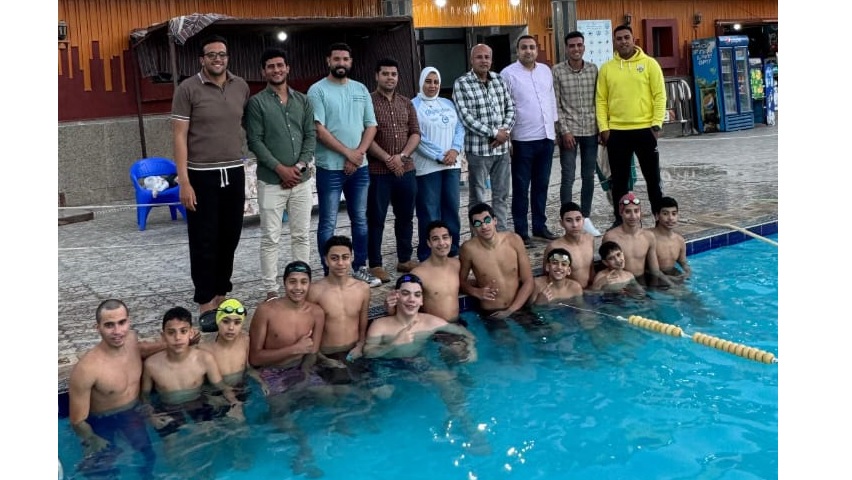المهرجان الرياضي للألعاب المائية والسباحة فى نادى كفر الشيخ